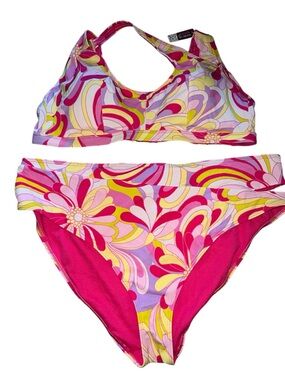 NWT Adore Me Darby Bandeau Swim Set 
Size 3X